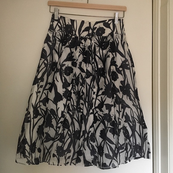 Floral Midi Skirt - Picture 1 of 4